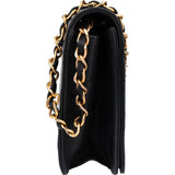 Chanel Quilted Lambskin 24K Gold Single Flap Shoulder Bag