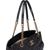 Chanel Quilted Leather CC Shoulder Bag
