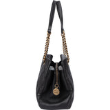 Chanel Quilted Leather CC Shoulder Bag