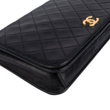 Chanel Quilted Lambskin 24K Gold Single Flap Shoulder Bag