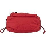 Prada Red Nylon Saffiano Leather Side Crossbody Bag
