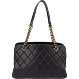 Chanel Quilted Leather CC Shoulder Bag