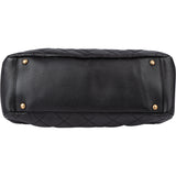 Chanel Quilted Leather CC Shoulder Bag