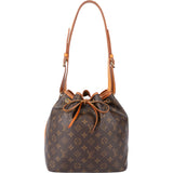 Louis Vuitton Canvas Monogram Sac Noe Petit Shoulder Bag