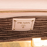 Prada Pink Saffiano Leather Lux Galleria Handbag