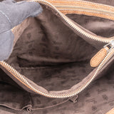 Gucci GG Monogram Bamboo Handbag