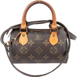 Louis Vuitton Canvas Monogram Mini Speedy Handbag