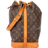 Louis Vuitton Canvas Monogram Sac Noe Grande Shoulder Bag