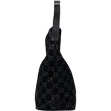 Gucci Suede GG Monogram Handbag
