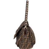 Fendi FF Monogram Big Baguette Buckle Shoulder Bag