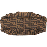 Fendi FF Monogram Big Baguette Buckle Shoulder Bag
