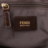 Fendi FF Monogram Big Baguette Buckle Shoulder Bag