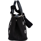 Prada Grommet Small Canapa Handbag