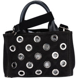 Prada Grommet Small Canapa Handbag