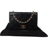 Chanel Quilted Lambskin 24K Gold Single Flap Shoulder Bag