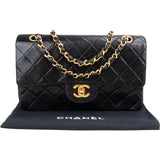 Chanel Quilted Lambskin 24K Gold Small Double Flap Crossbody Bag