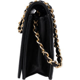 Chanel Quilted Lambskin 24K Gold Single Flap Shoulder Bag