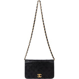 Chanel Quilted Lambskin 24K Gold Single Flap Shoulder Bag
