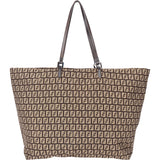 Fendi FF Monogram Zucca Shopper Bag