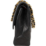 Chanel Quilted Lambskin Bicolor Double Flap Crossbody Bag