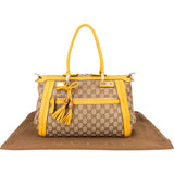 Gucci GG Monogram Bamboo Handbag