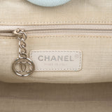 Chanel Blue Tweed Deauville Handbag