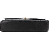 Chanel Quilted Lambskin Bicolor Double Flap Crossbody Bag