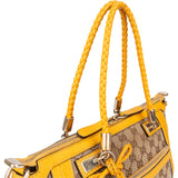 Gucci GG Monogram Bamboo Handbag