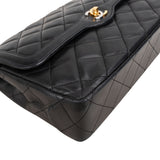 Chanel Quilted Lambskin Bicolor Double Flap Crossbody Bag
