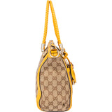 Gucci GG Monogram Bamboo Handbag