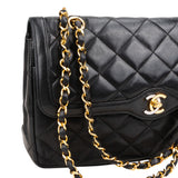 Chanel Quilted Lambskin Bicolor Double Flap Crossbody Bag