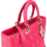 Christian Dior Quilted Leather Lady Dior Handbag