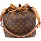 Louis Vuitton Canvas Monogram Sac Noe Petit Shoulder Bag