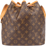 Louis Vuitton Canvas Monogram Sac Noe Petit Shoulder Bag