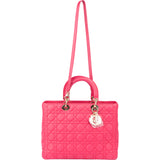 Christian Dior Quilted Leather Lady Dior Handbag