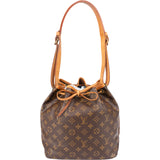 Louis Vuitton Canvas Monogram Sac Noe Petit Shoulder Bag