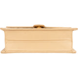Chanel Quilted Lambskin 24K Gold Single Flap Crossbody Bag