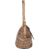 Fendi FF Canvas Monogram FF Buckle Handbag