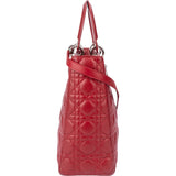Christian Dior Quilted Leather Lady Diana Handbag