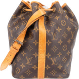 Louis Vuitton Canvas Monogram Sac Noe Petit Shoulder Bag