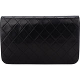 Chanel Quilted Lambskin 24K Gold Single Flap Shoulder Bag