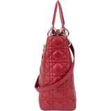 Christian Dior Quilted Leather Lady Diana Handbag
