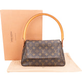 Louis Vuitton Canvas Monogram Looping PM Handbag