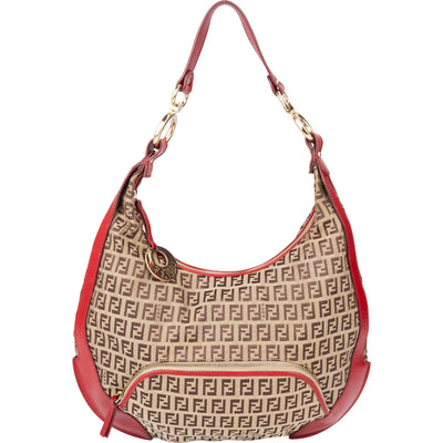 Fendi FF Monogram Zucca Handbag - vintageandkickz