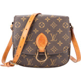 Louis Vuitton Canvas Monogram Saint Cloud MM Crossbody Bag