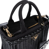 Prada Black Basket Handbag