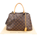 Louis Vuitton Canvas Monogram Montaigne MM Handbag