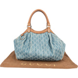 Gucci Denim GG Monogram Sukey Handbag