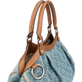 Gucci Denim GG Monogram Sukey Handbag
