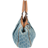 Gucci Denim GG Monogram Sukey Handbag